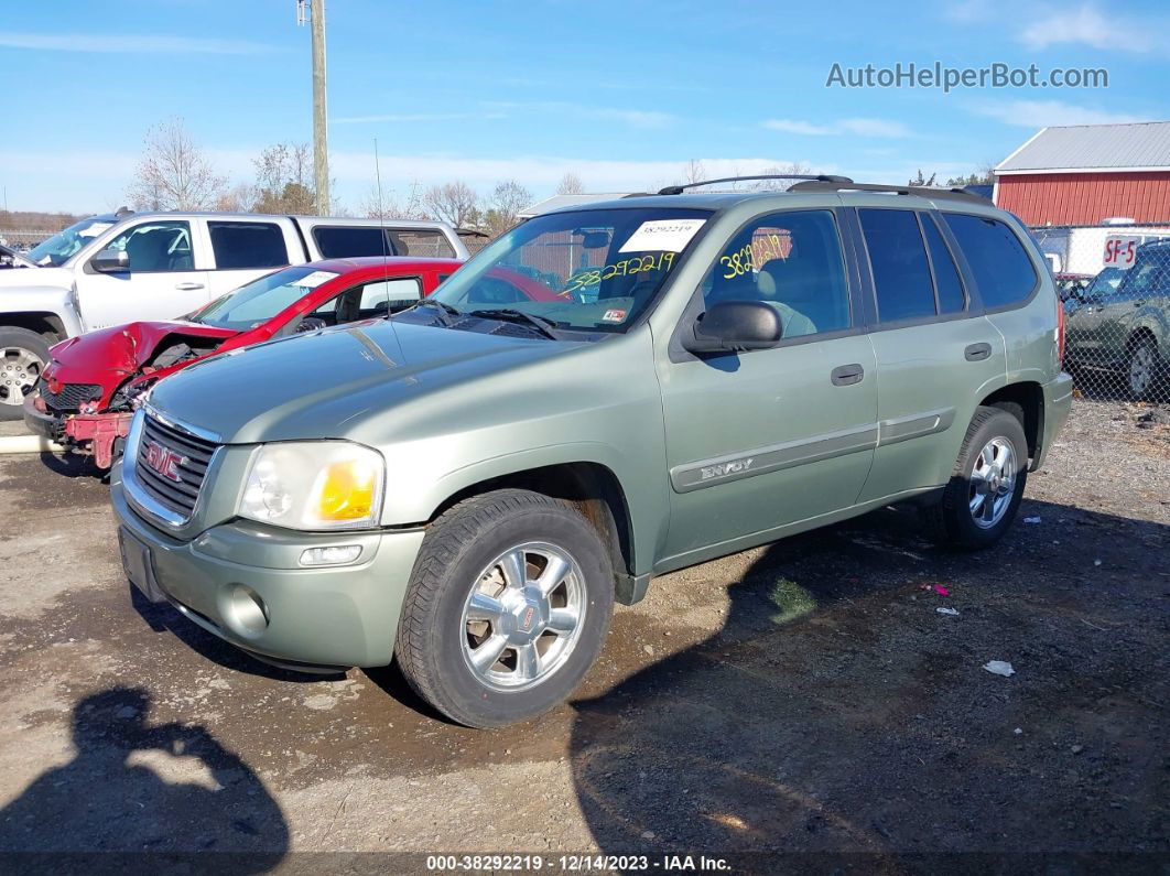 2004 Gmc Envoy Sle Зеленый vin: 1GKDT13SX42141362