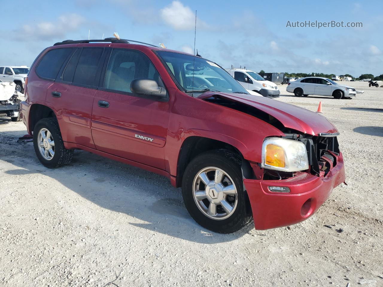 2004 Gmc Envoy  Бордовый vin: 1GKDT13SX42248539