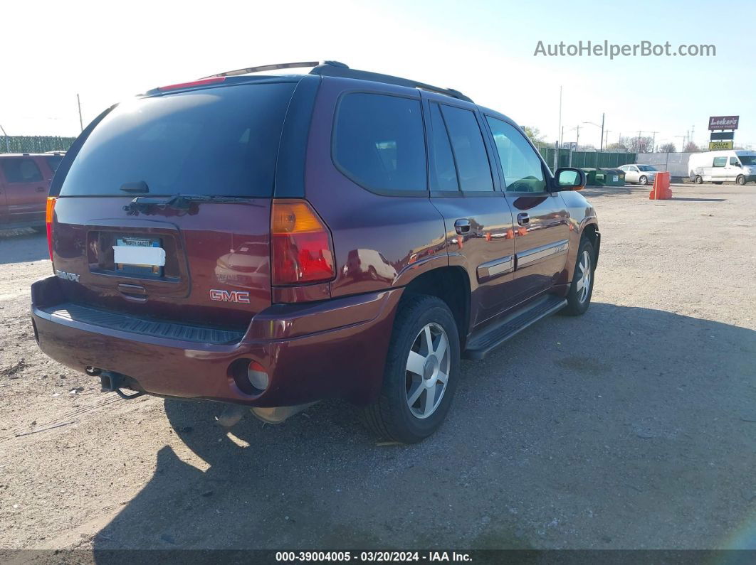 2004 Gmc Envoy Slt Burgundy vin: 1GKDT13SX42251182