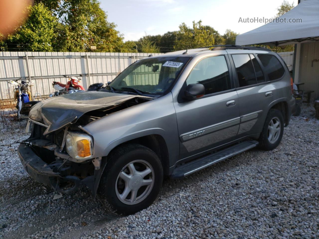 2005 Gmc Envoy  Gray vin: 1GKDT13SX52257680