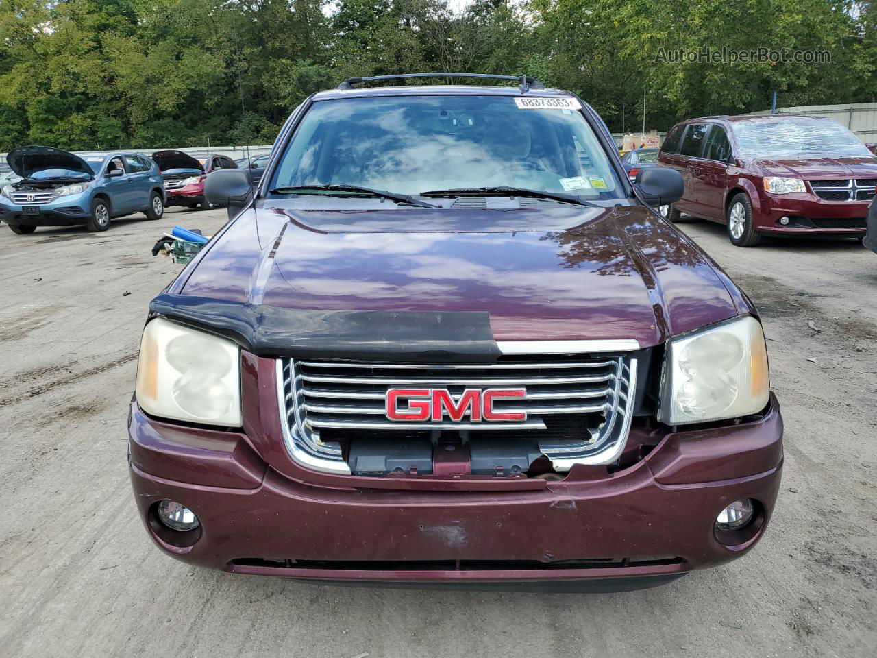 2007 Gmc Envoy  Burgundy vin: 1GKDT13SX72230773