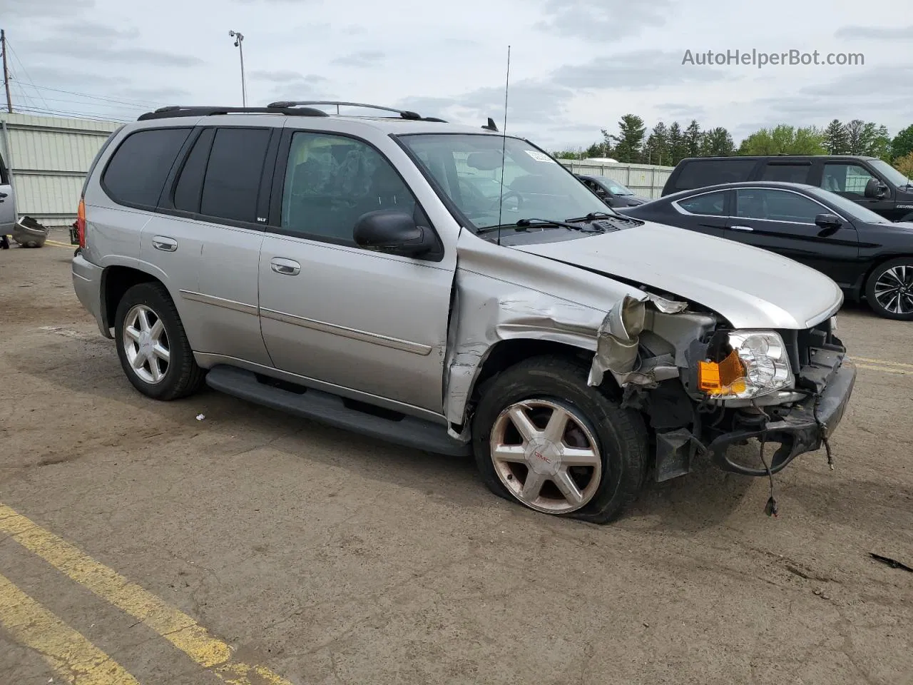 2008 Gmc Envoy  Silver vin: 1GKDT13SX82168356