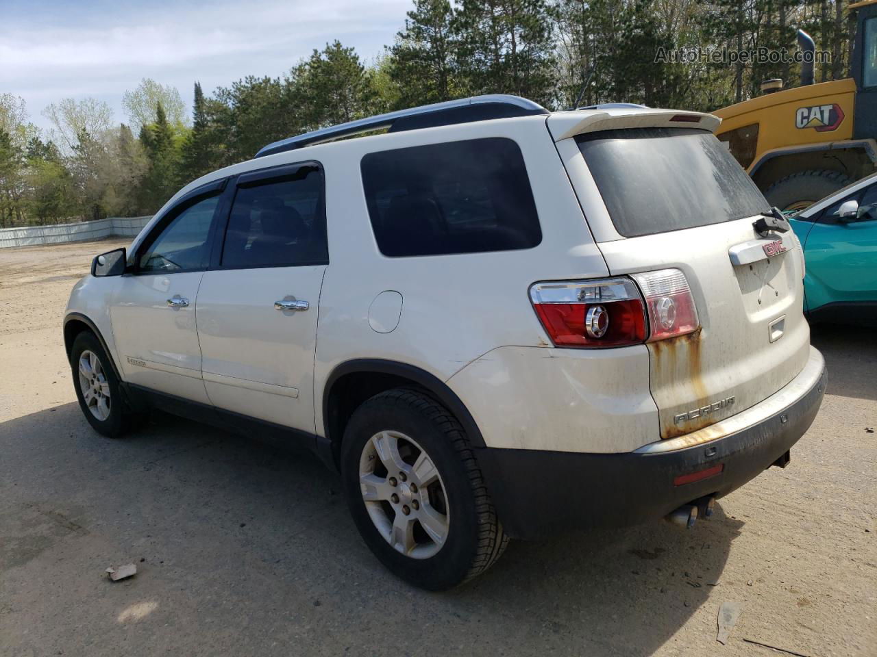 2007 Gmc Acadia Sle Белый vin: 1GKER13707J166439