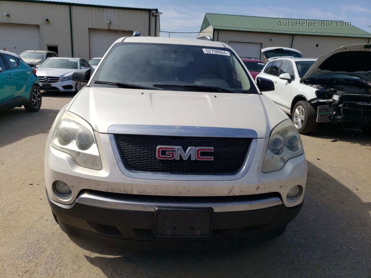 2007 Gmc Acadia Sle White vin: 1GKER13707J166439