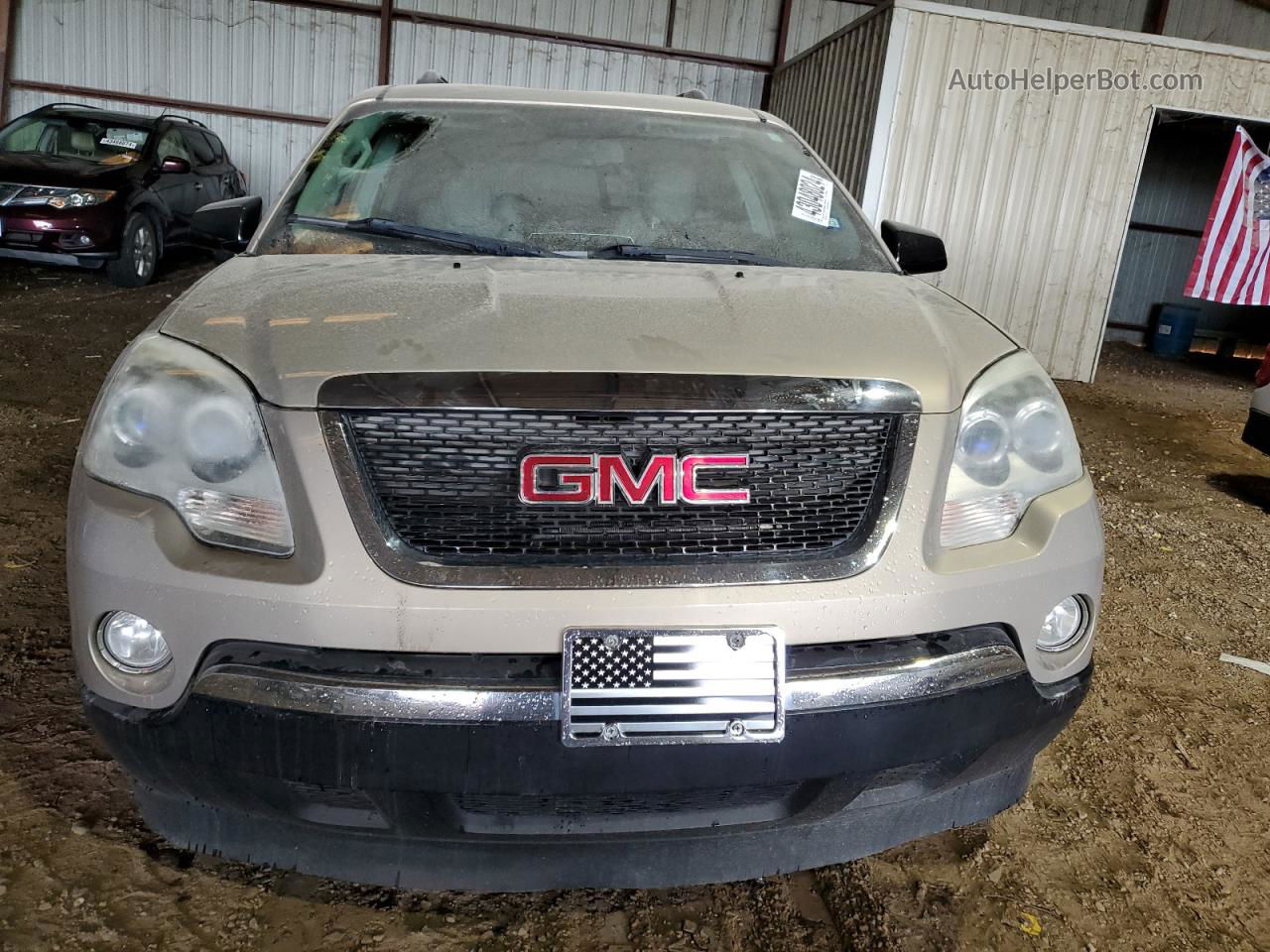 2007 Gmc Acadia Sle Beige vin: 1GKER13707J167543