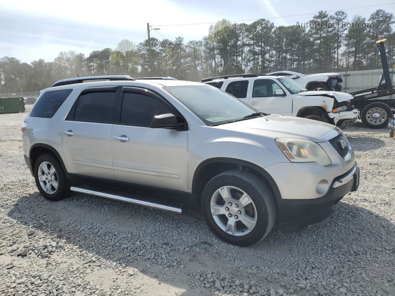 2007 Gmc Acadia Sle Серебряный vin: 1GKER13717J110039