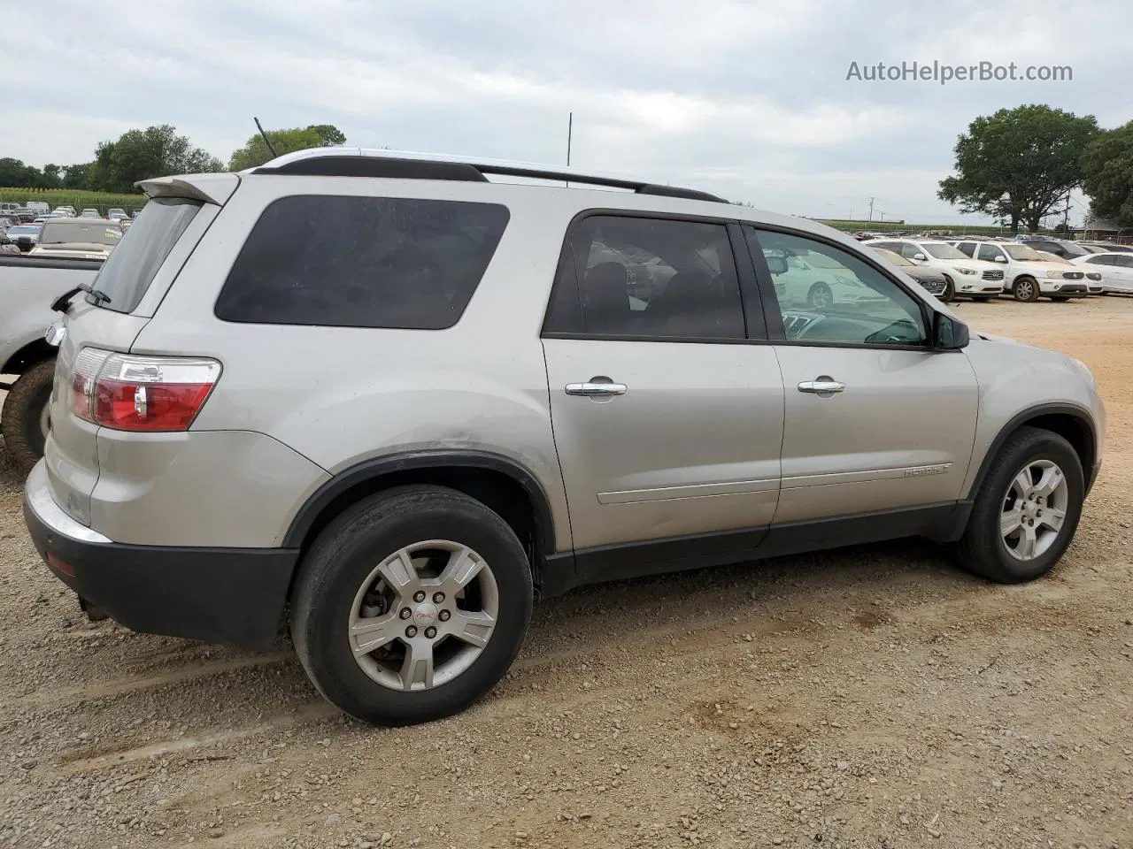 2007 Gmc Acadia Sle Silver vin: 1GKER13717J144286