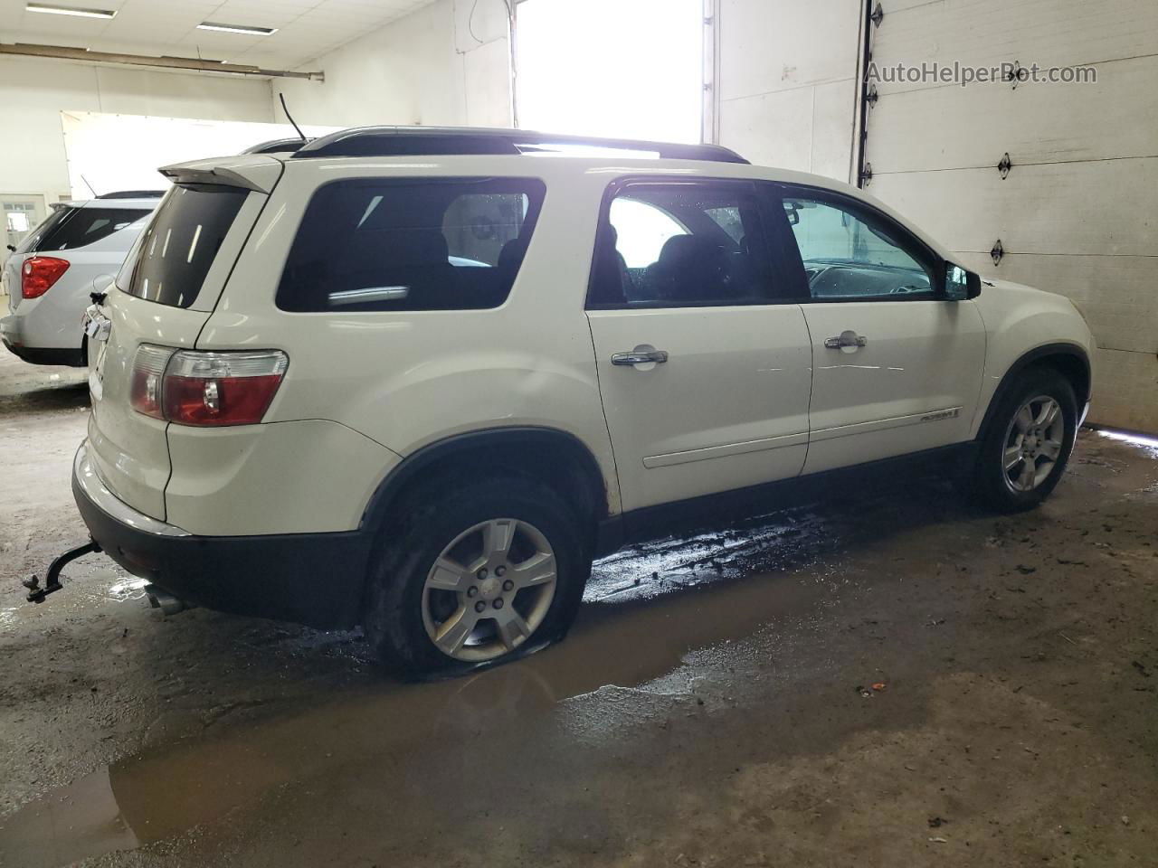 2007 Gmc Acadia Sle White vin: 1GKER13727J108333