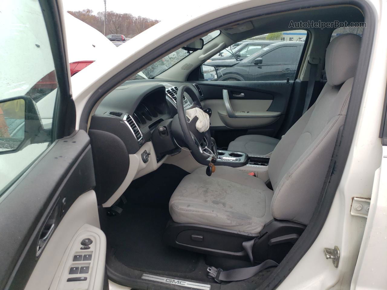 2007 Gmc Acadia Sle White vin: 1GKER13727J123477