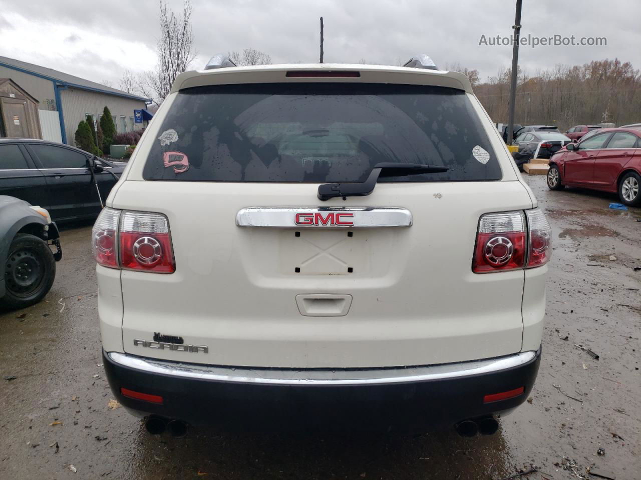 2007 Gmc Acadia Sle White vin: 1GKER13727J123477