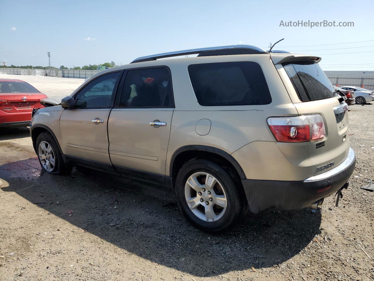 2007 Gmc Acadia Sle Желто-коричневый vin: 1GKER13727J147584