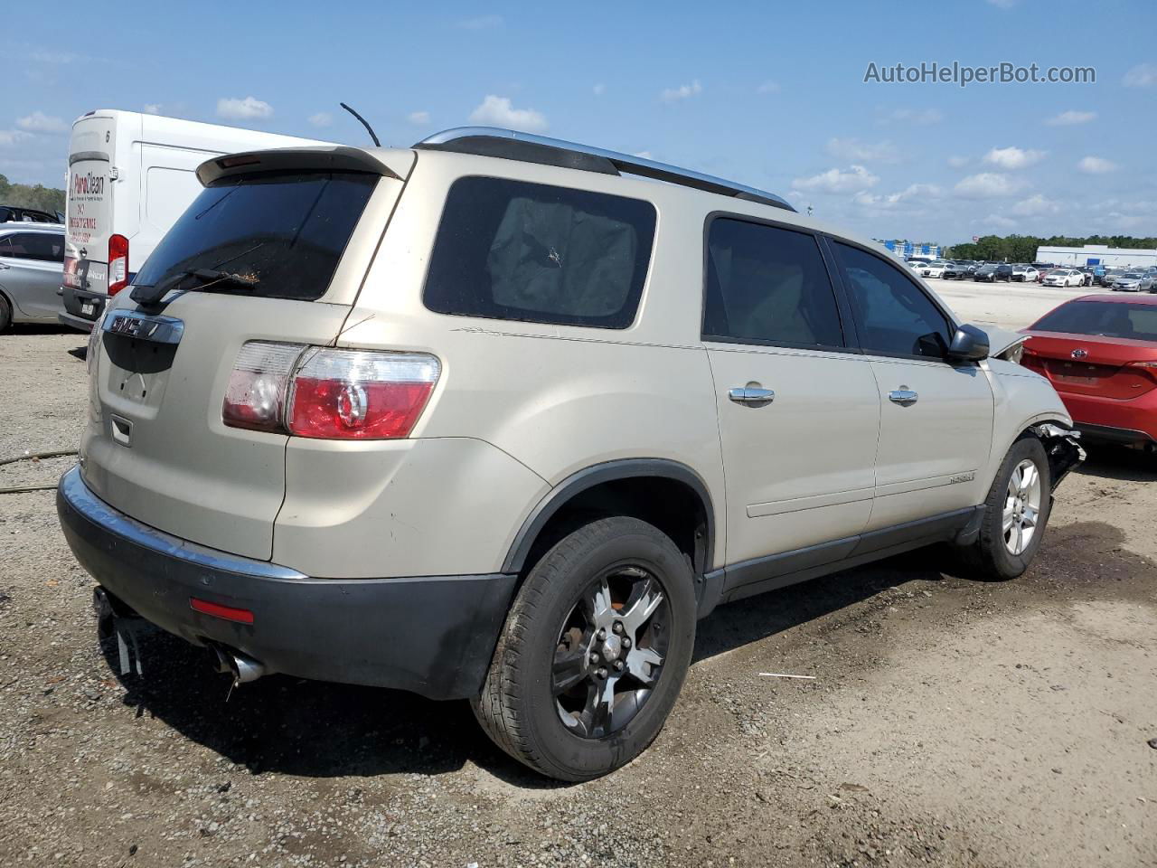 2007 Gmc Acadia Sle Tan vin: 1GKER13727J147584