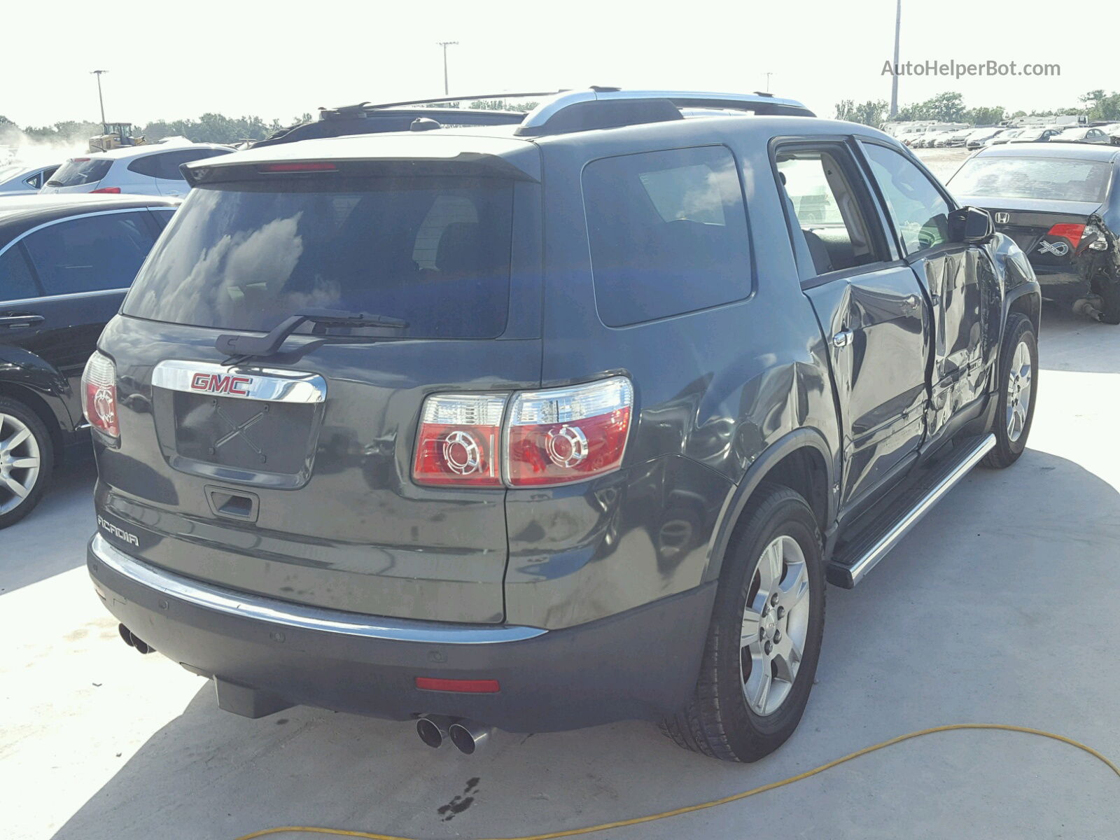 2007 Gmc Acadia Sle Серый vin: 1GKER13737J104596