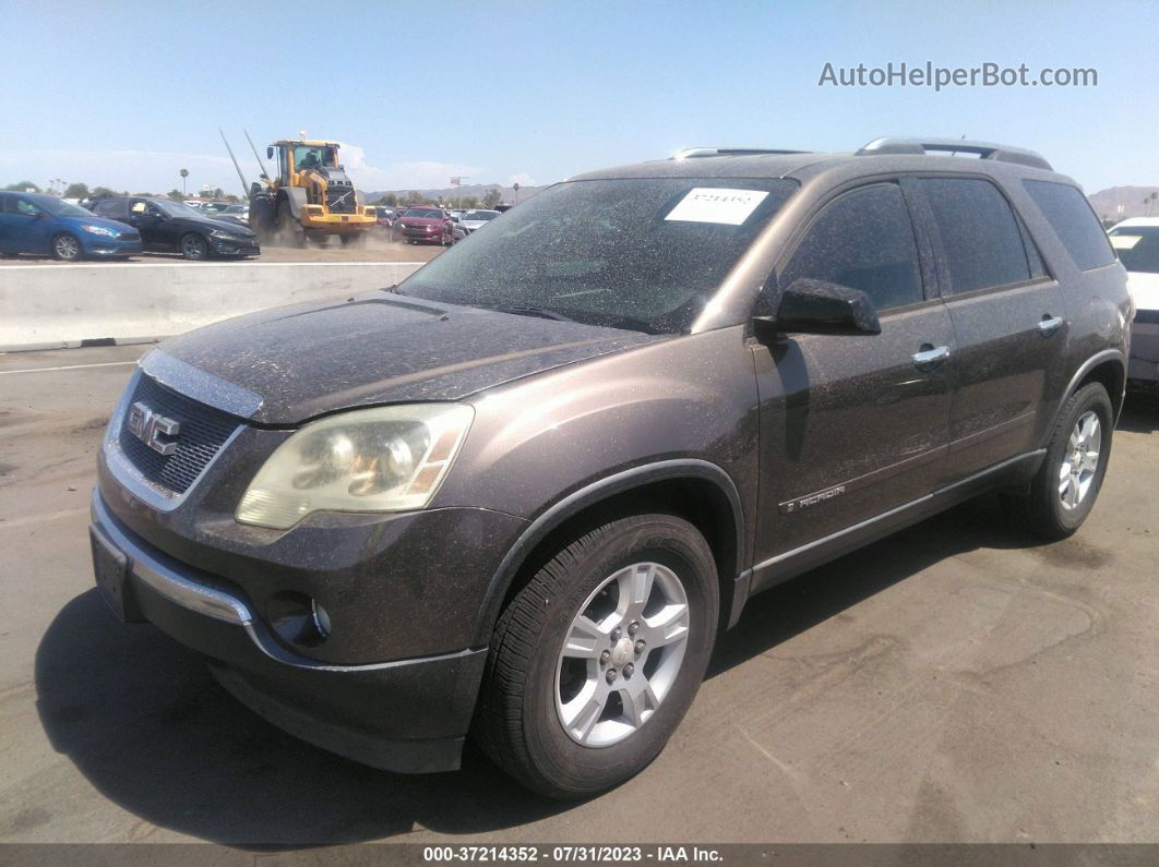 2007 Gmc Acadia Sle Gray vin: 1GKER13737J110463