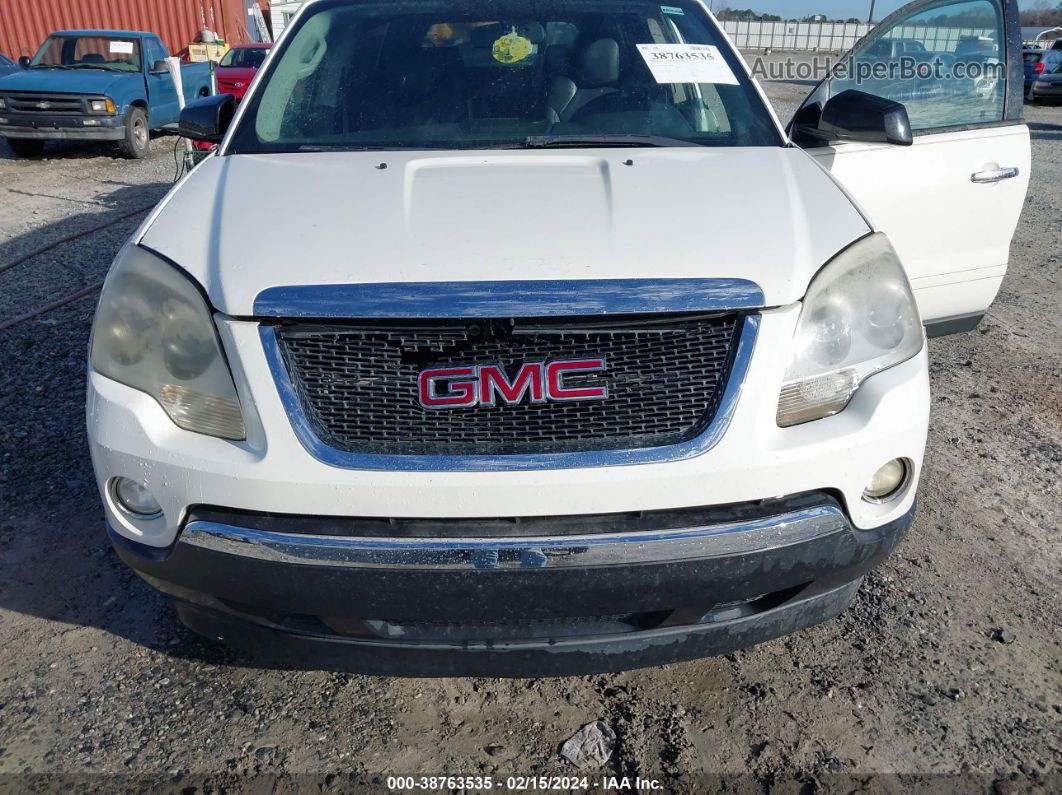 2007 Gmc Acadia Sle-1 White vin: 1GKER13767J118640