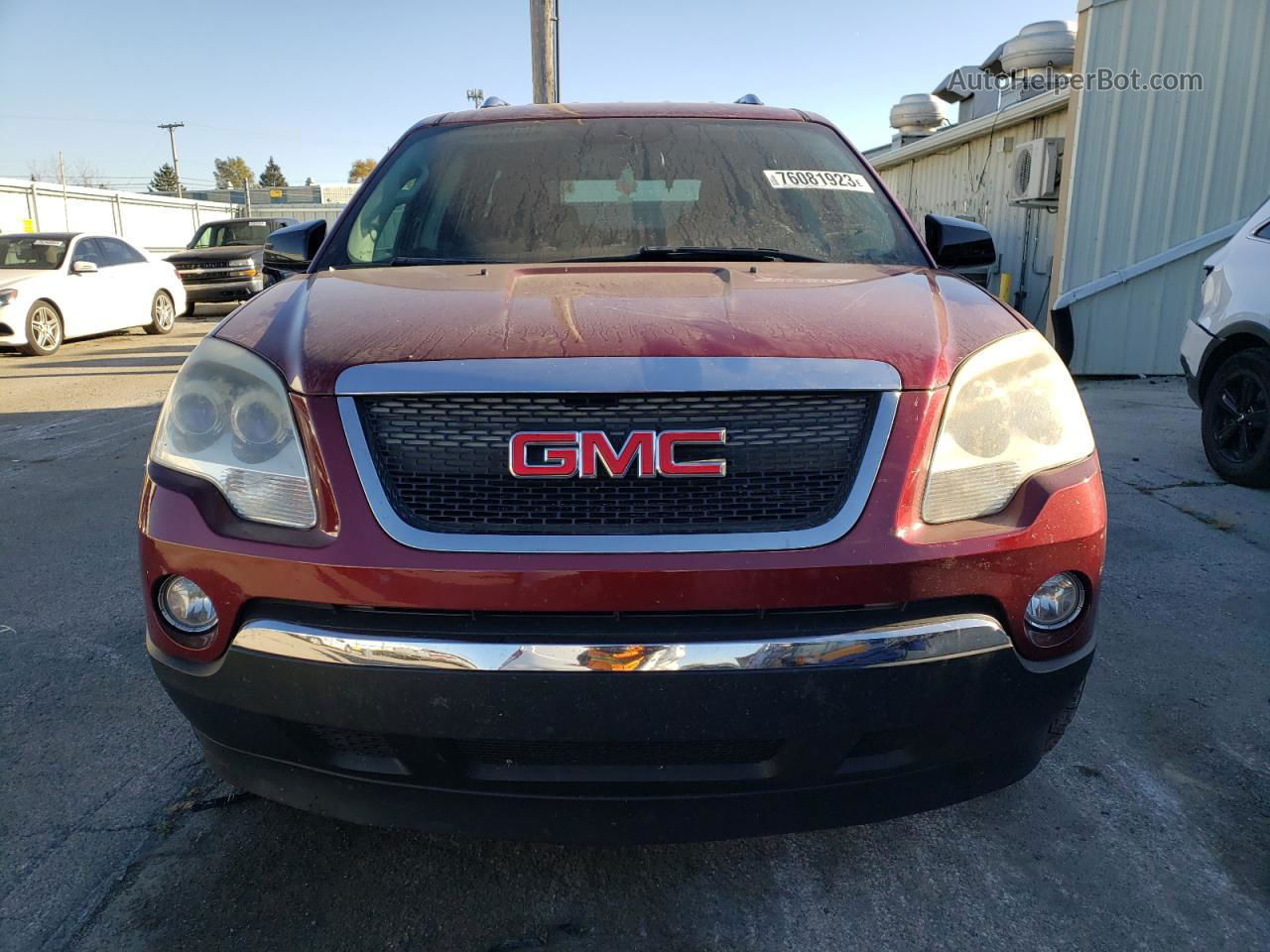 2007 Gmc Acadia Sle Бордовый vin: 1GKER13767J171189