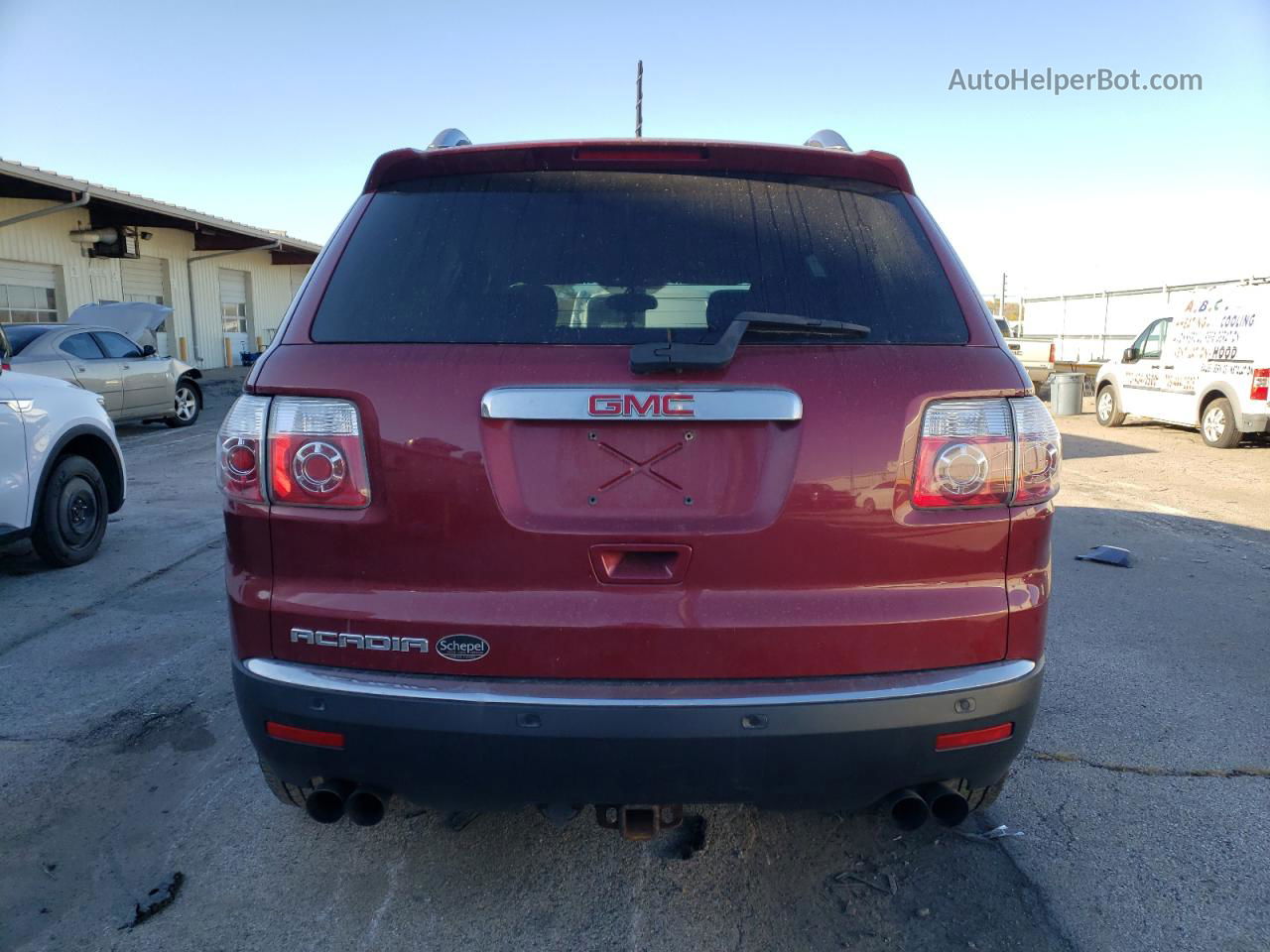 2007 Gmc Acadia Sle Burgundy vin: 1GKER13767J171189