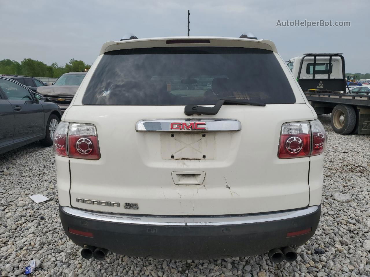 2007 Gmc Acadia Sle Белый vin: 1GKER13787J152126