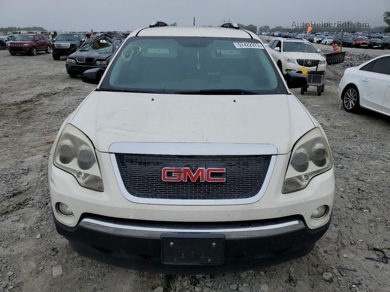 2007 Gmc Acadia Sle White vin: 1GKER13797J165404