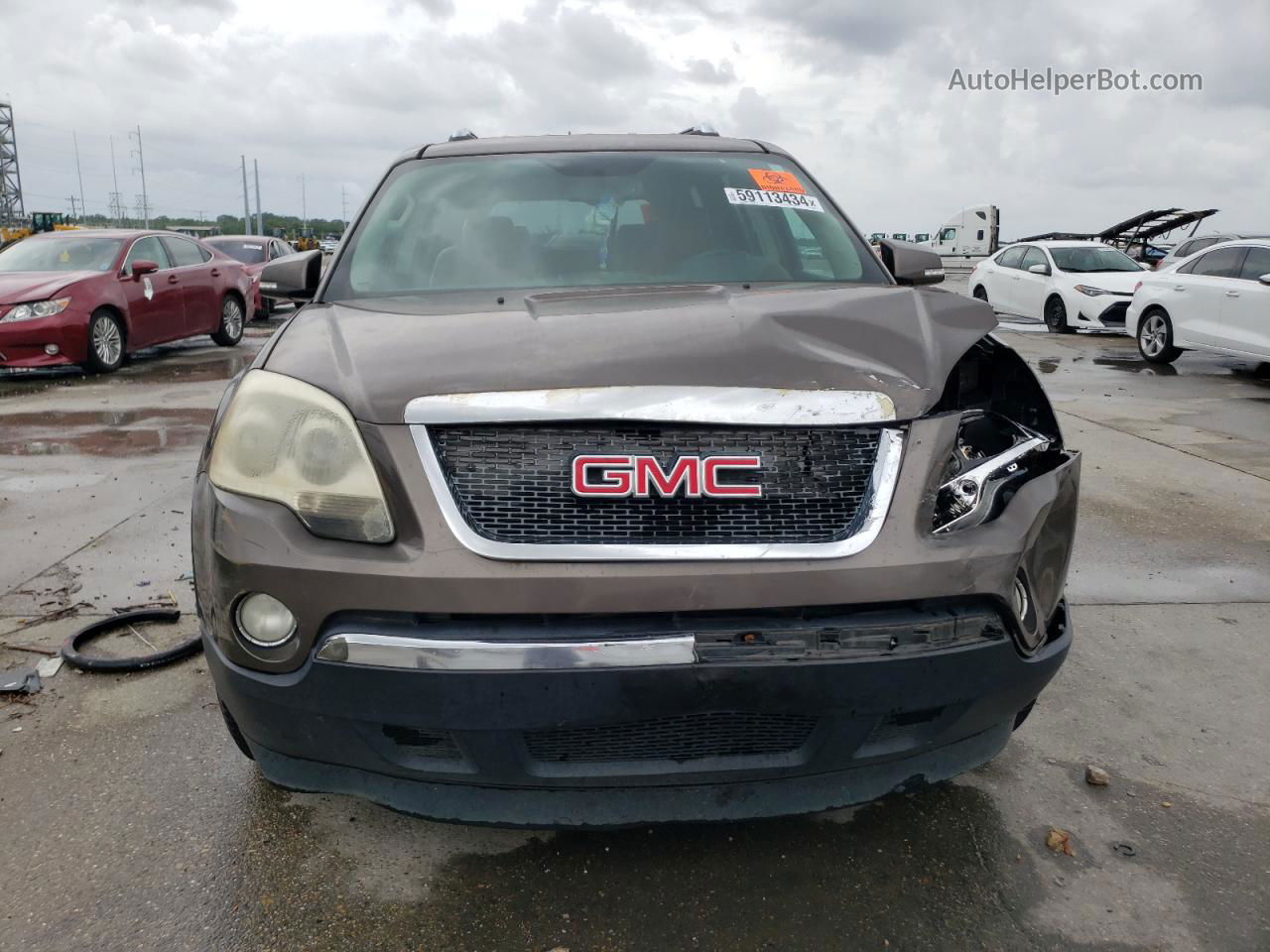 2007 Gmc Acadia Slt-1 Brown vin: 1GKER23707J111303