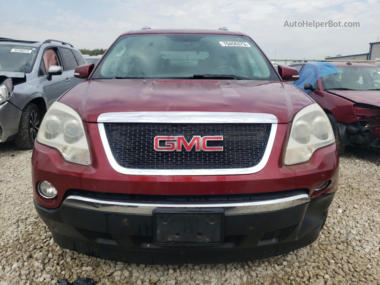 2007 Gmc Acadia Slt-1 Red vin: 1GKER23707J128246