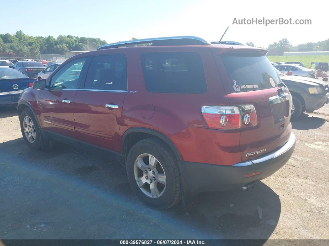 2007 Gmc Acadia Slt-1 Red vin: 1GKER23707J155592