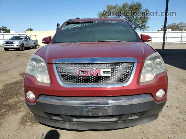 2007 Gmc Acadia Slt-1 Red vin: 1GKER23707J174756