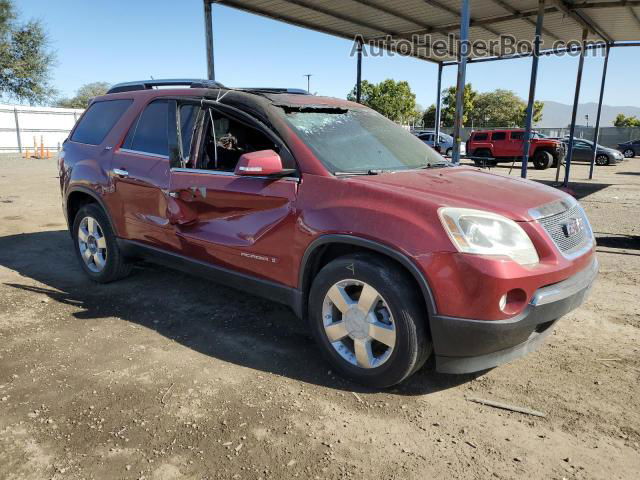 2007 Gmc Acadia Slt-1 Red vin: 1GKER23707J174756