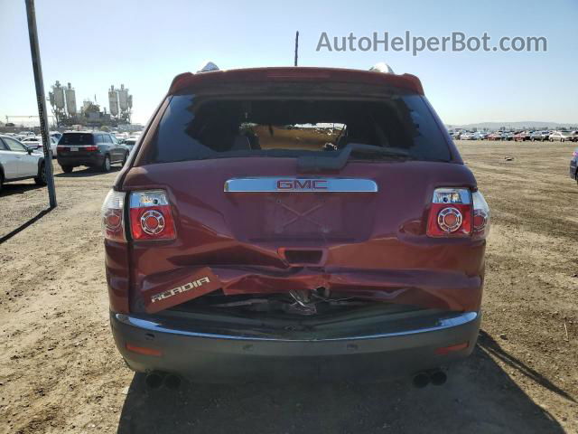 2007 Gmc Acadia Slt-1 Red vin: 1GKER23707J174756