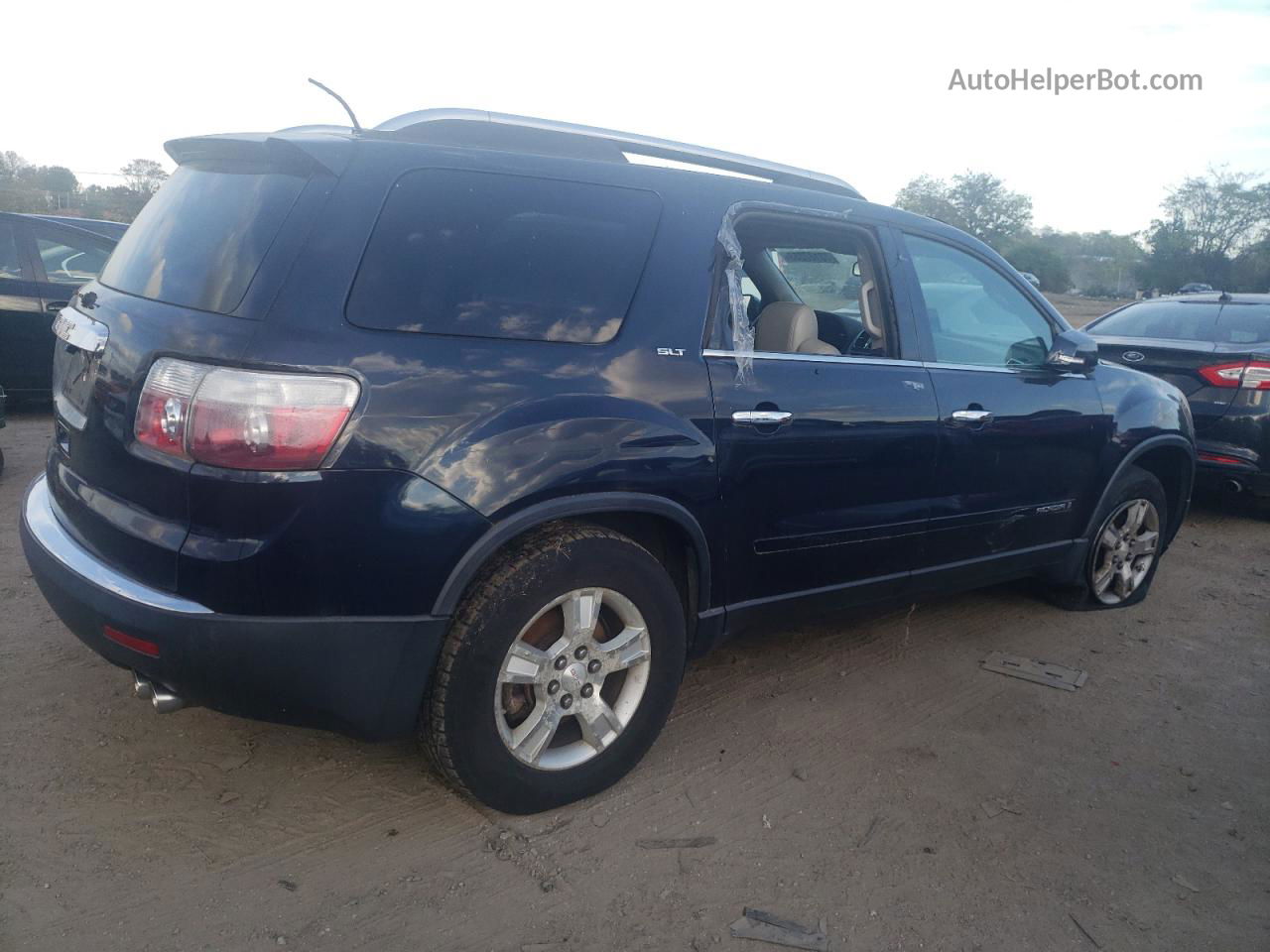 2007 Gmc Acadia Slt-1 Black vin: 1GKER23717J170408