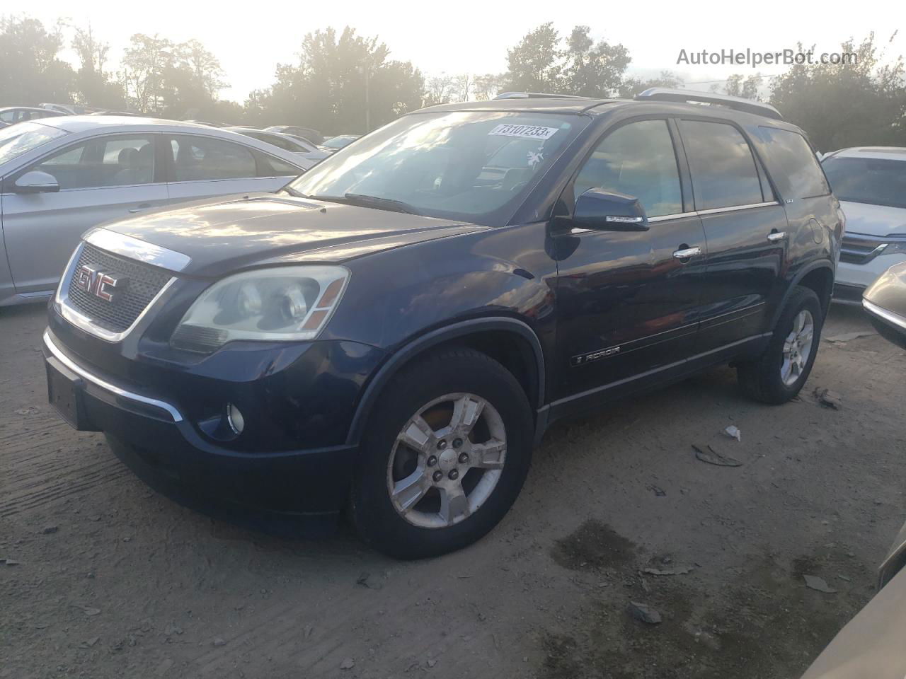 2007 Gmc Acadia Slt-1 Black vin: 1GKER23717J170408