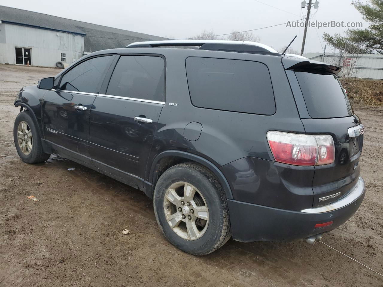 2007 Gmc Acadia Slt-1 Black vin: 1GKER23727J154153