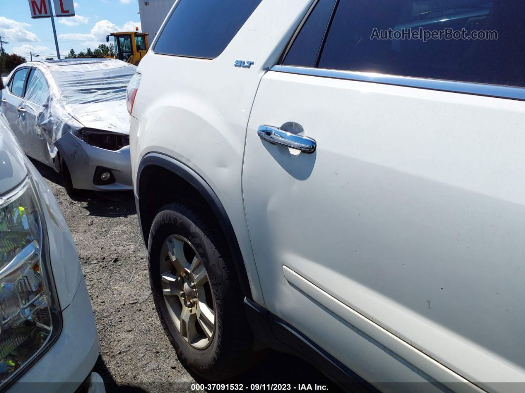 2007 Gmc Acadia Slt White vin: 1GKER23737J138821