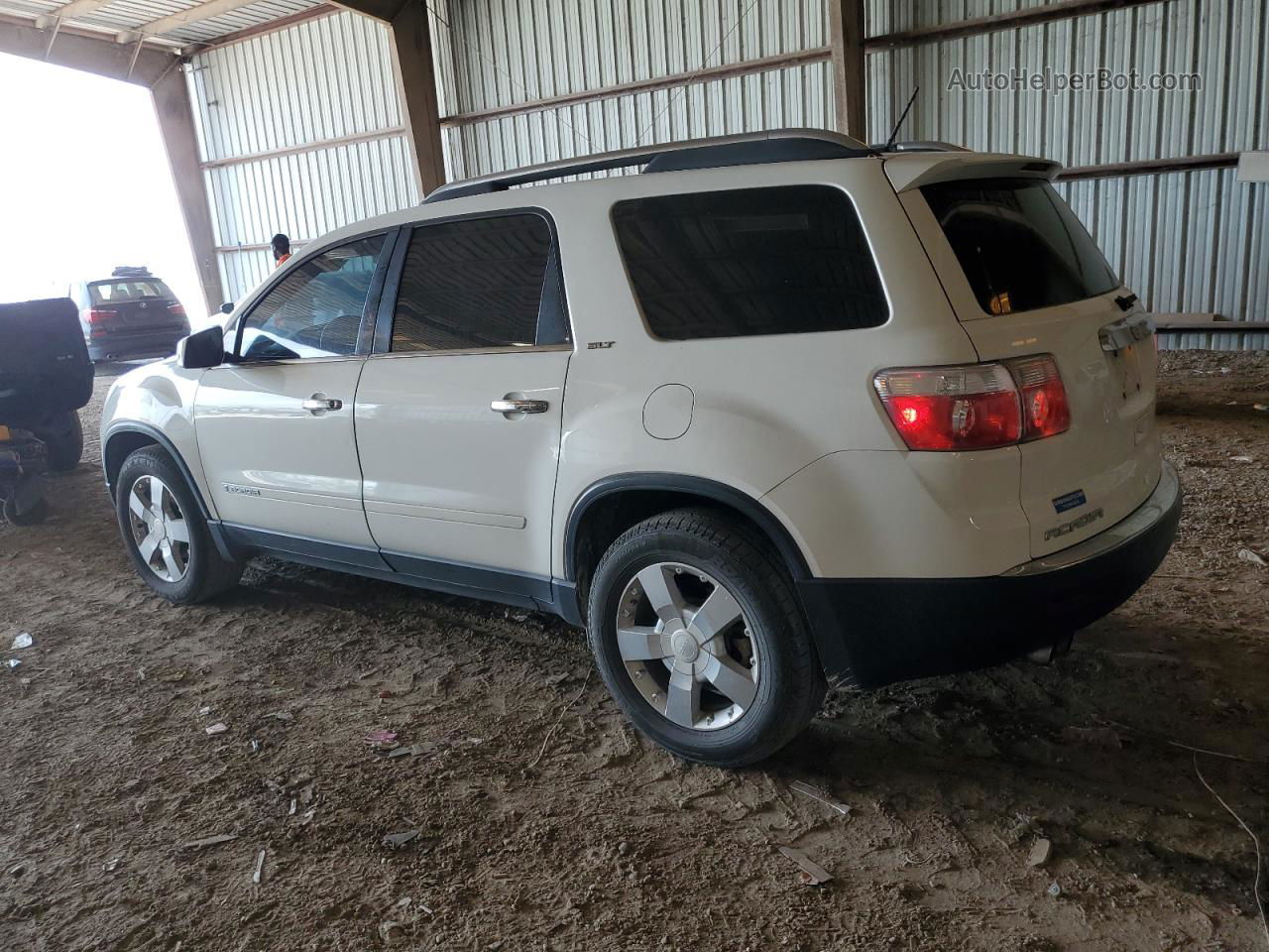 2007 Gmc Acadia Slt-1 Белый vin: 1GKER23737J174539