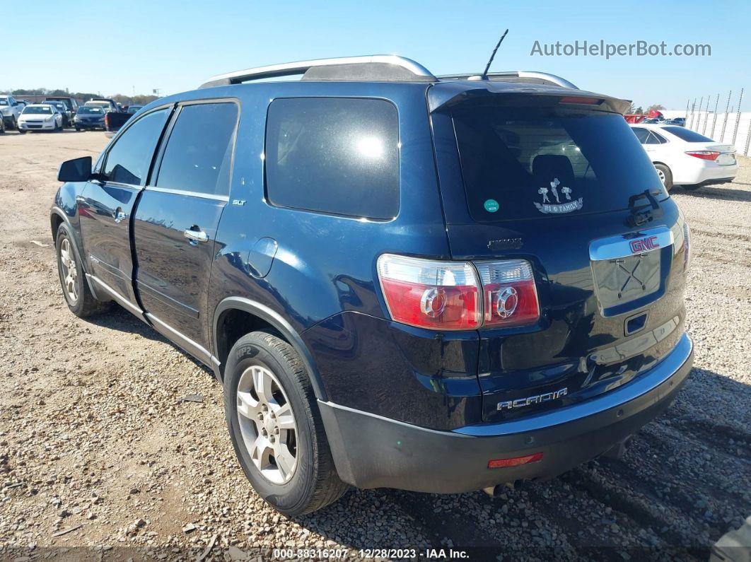 2007 Gmc Acadia Slt-1 Blue vin: 1GKER23757J126105