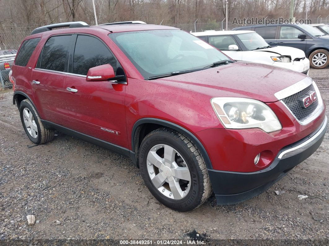 2007 Gmc Acadia Slt-1 Красный vin: 1GKER23757J137654