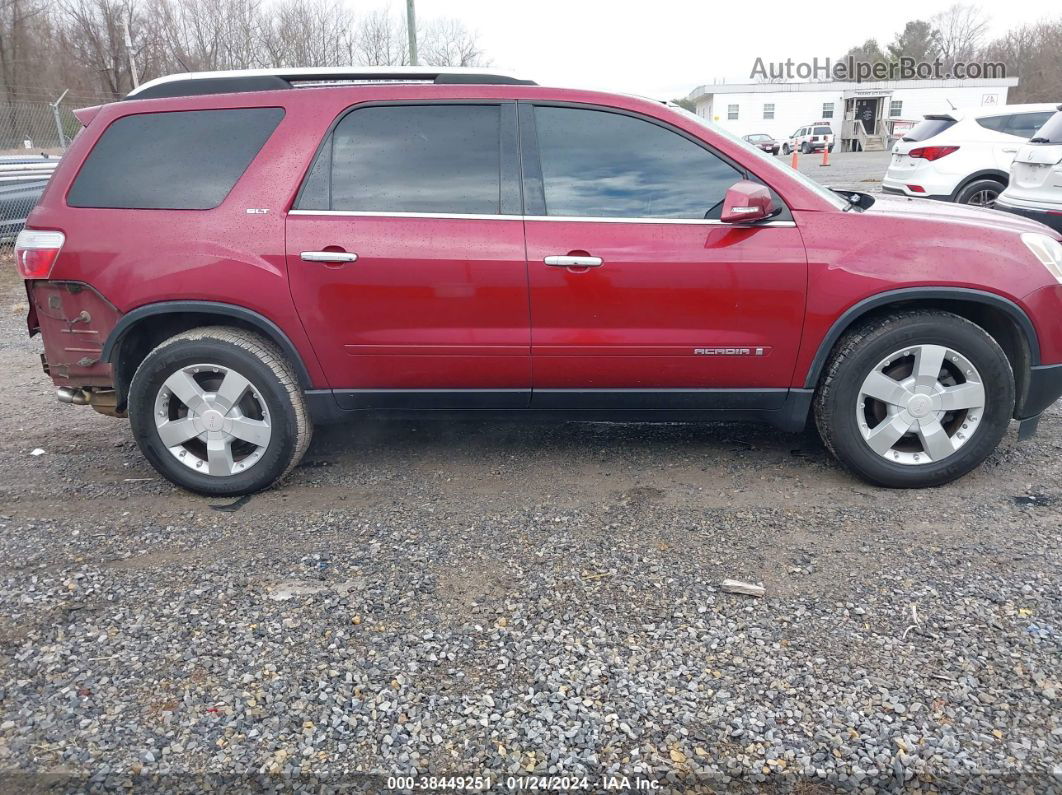 2007 Gmc Acadia Slt-1 Red vin: 1GKER23757J137654