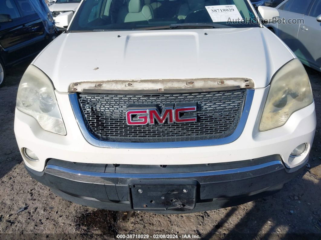 2007 Gmc Acadia Slt-1 White vin: 1GKER23757J147441