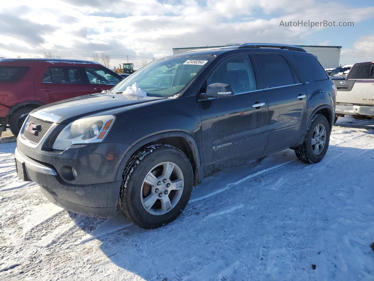 2007 Gmc Acadia Slt-1 Black vin: 1GKER23757J149223