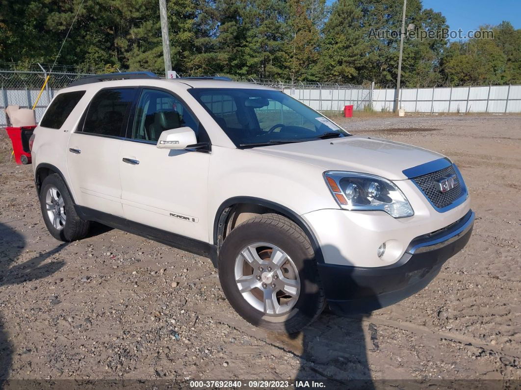 2007 Gmc Acadia Slt White vin: 1GKER23757J152509