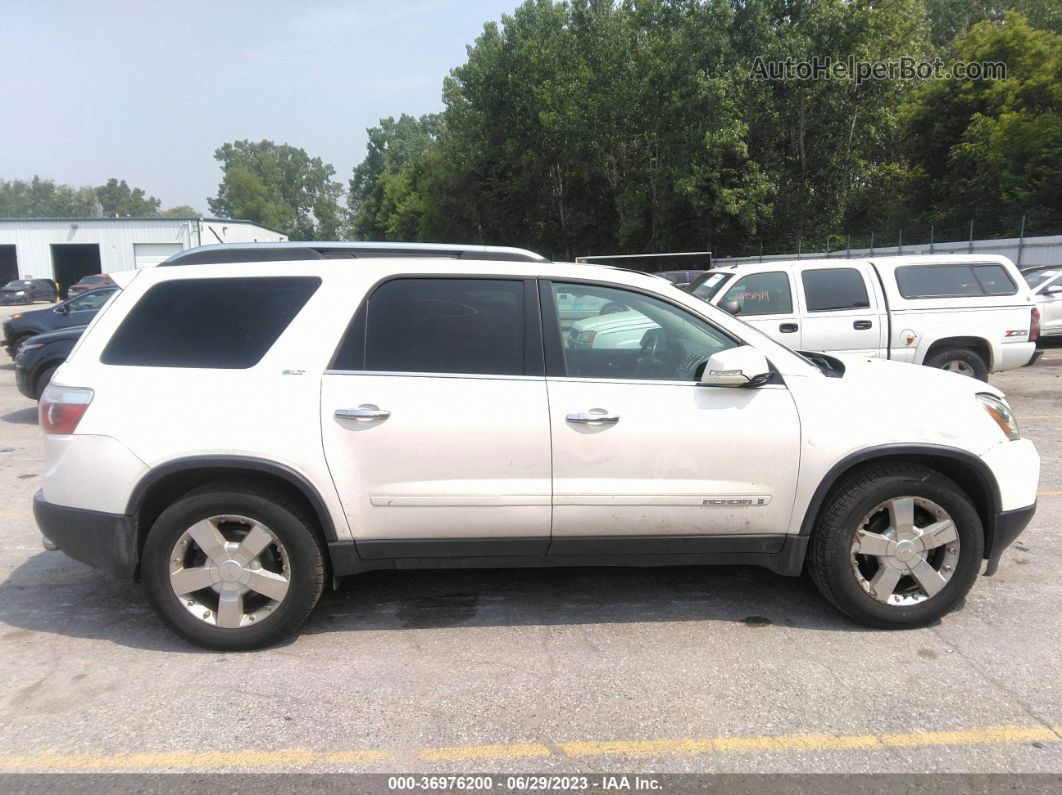 2007 Gmc Acadia Slt Белый vin: 1GKER23767J156293