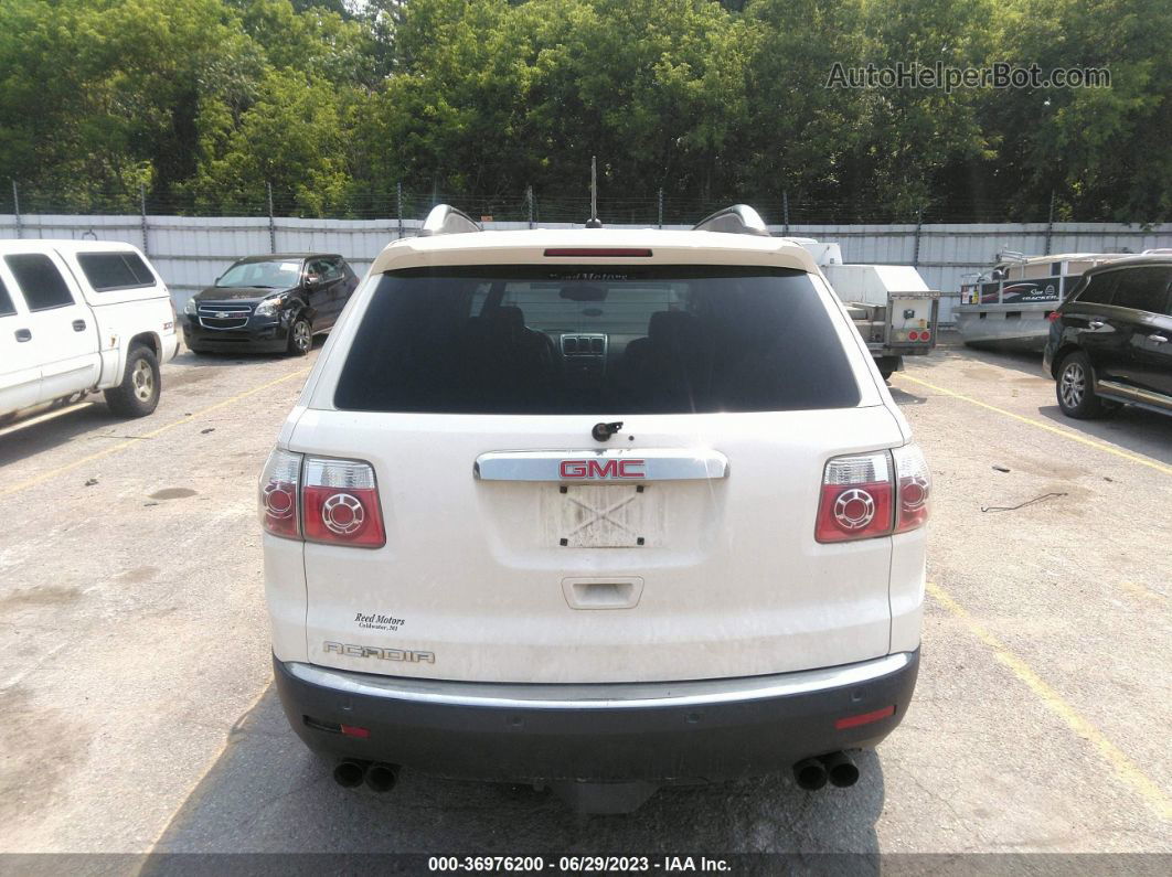 2007 Gmc Acadia Slt White vin: 1GKER23767J156293