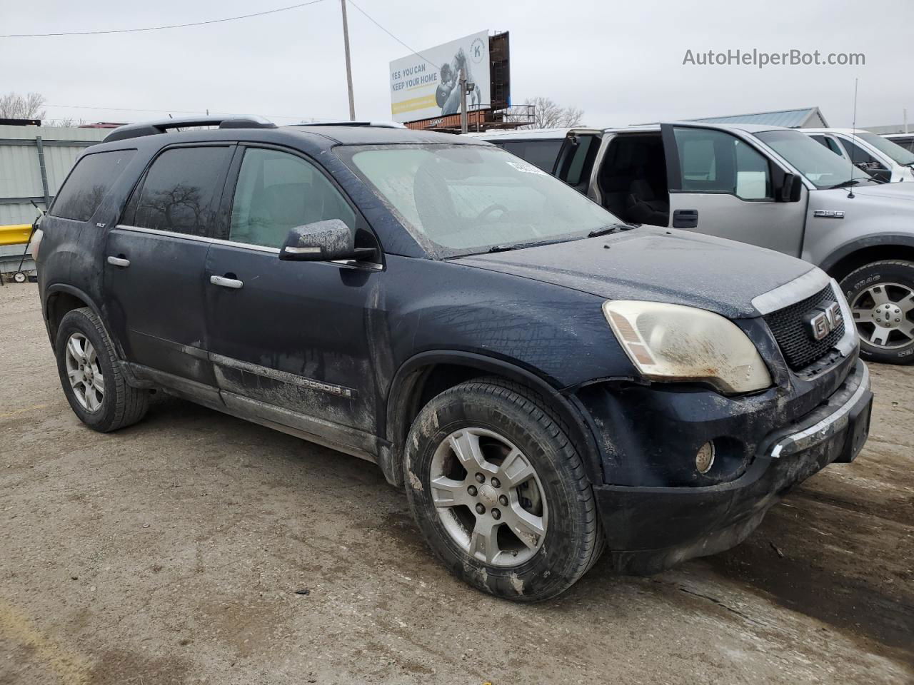 2007 Gmc Acadia Slt-1 Угольный vin: 1GKER23777J118538