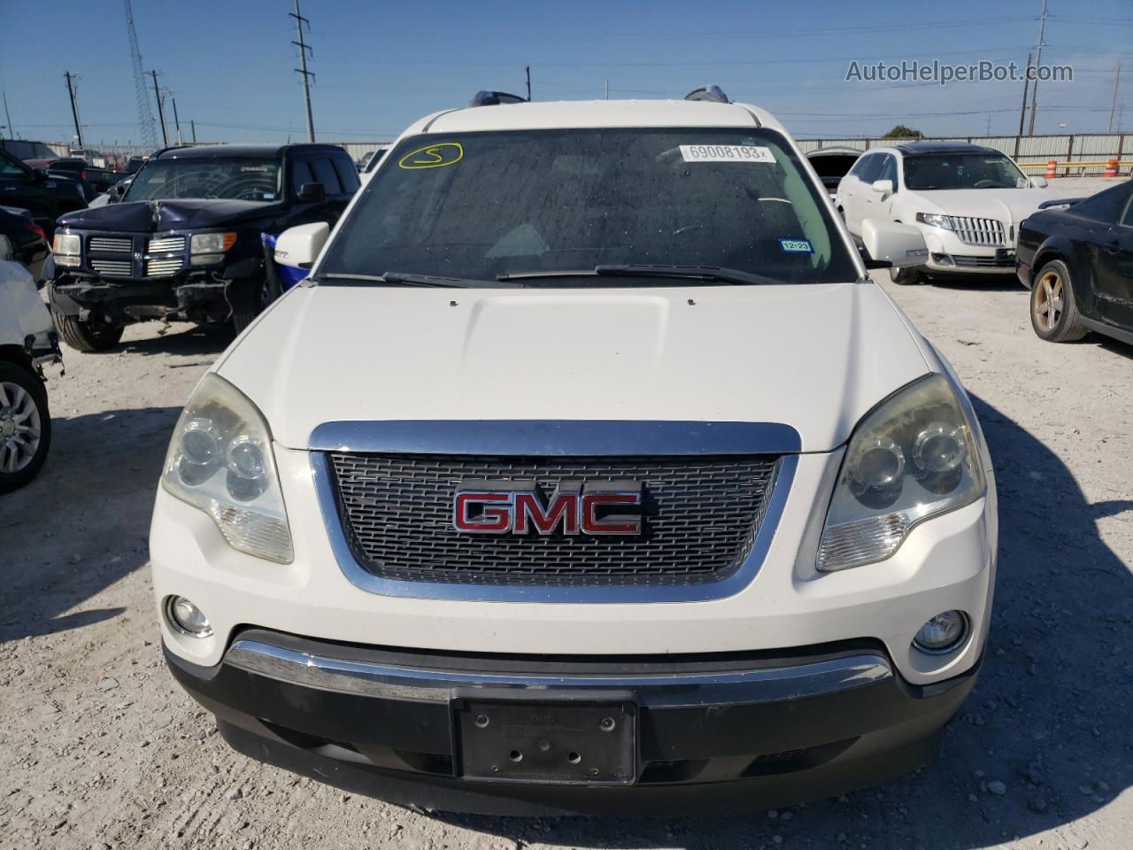 2007 Gmc Acadia Slt-1 White vin: 1GKER23777J136540