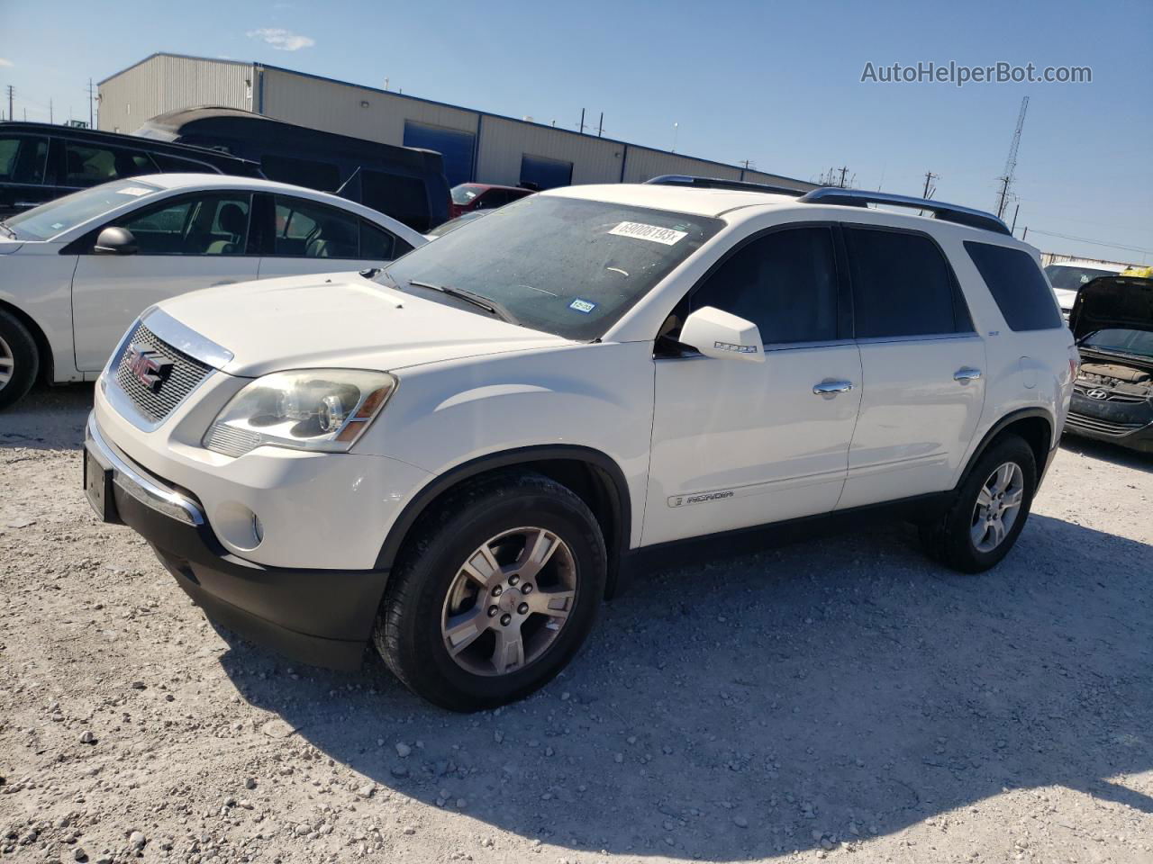 2007 Gmc Acadia Slt-1 Белый vin: 1GKER23777J136540