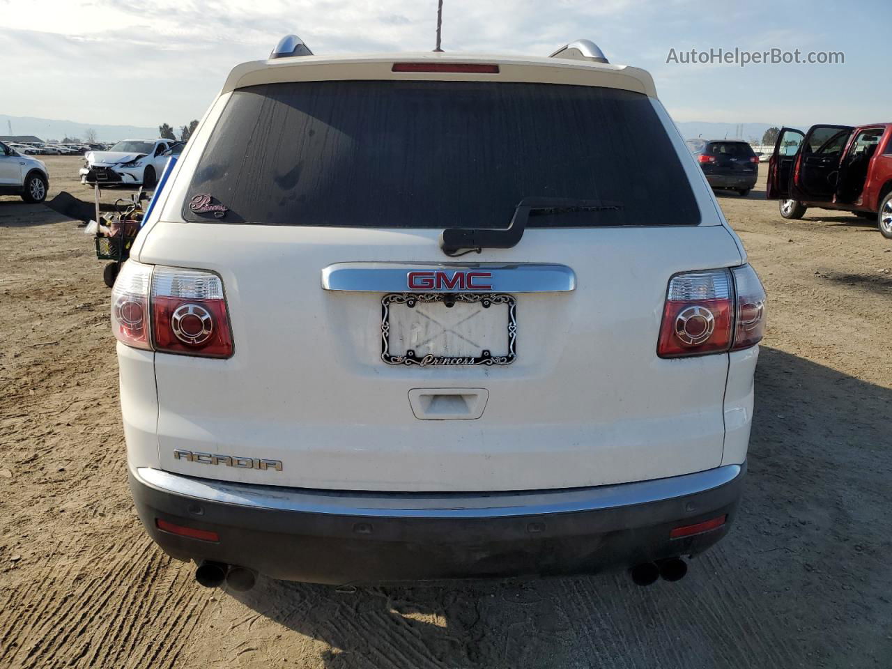 2007 Gmc Acadia Slt-1 White vin: 1GKER23777J171725