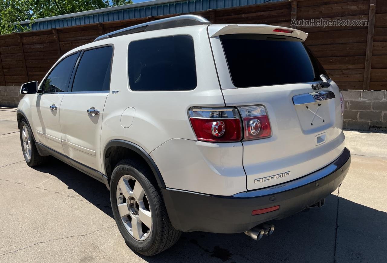 2007 Gmc Acadia Slt-1 White vin: 1GKER23787J124381