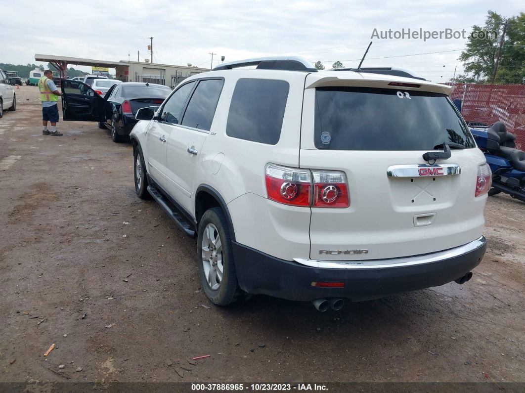 2007 Gmc Acadia Slt White vin: 1GKER23787J133369