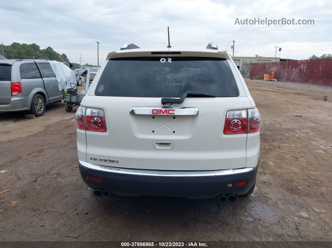 2007 Gmc Acadia Slt White vin: 1GKER23787J133369