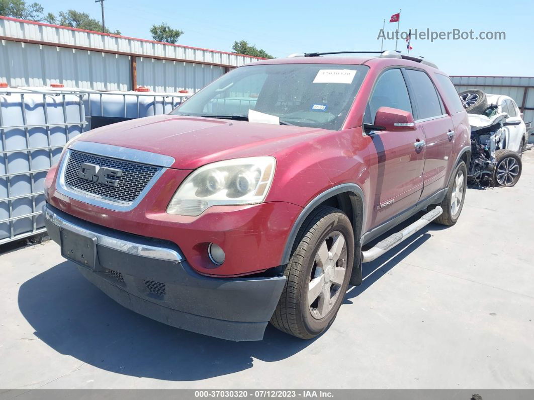 2007 Gmc Acadia Slt Maroon vin: 1GKER23787J168400